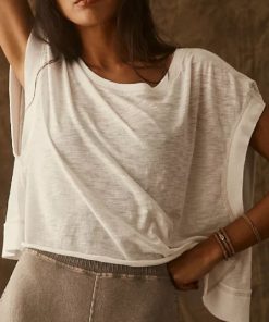 FREE PEOPLE MOVEMENT–womens my time tee – 4712_skyline – xl-OB1265309 2