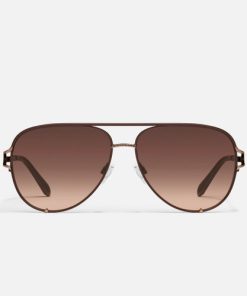 QUAY–high key twist sunglasses in chocolate / brown fawn-NO-NS-2206-CH/BRNFWN 2