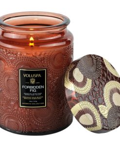 VOLUSPA–large glass jar candle 100hr/18oz-723