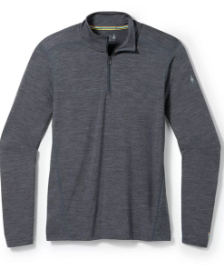 SMARTWOOL–mens classic all-season merino base layer 1/4 zip-SW002819 2