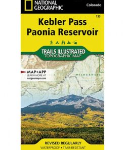 NATIONAL GEOGRAPHIC MAPS–kebler pass –  paonia reservoir-603081 2