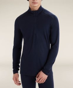 ICEBREAKER–mens merino 200 oasis ls half zip-B04367 2