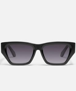 QUAY–womens no apologies sunglasses in blk/smk-NO-NS-2150-BLK/SMK 2