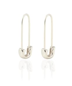 KRIS NATIONS–safety pin hoop earrings-E528 2