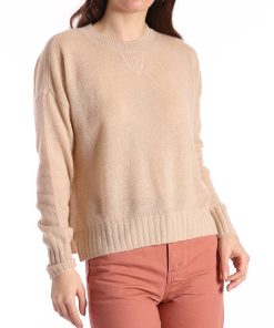 Minnie Rose–womens cashmere sport crew-YR7002 2