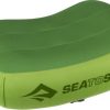 Sea to Summit–aeros premium pillow large in lime green-572-41 4