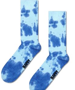 HAPPY SOCKS-sock-mens tie dye sock in light blue-P000090 2