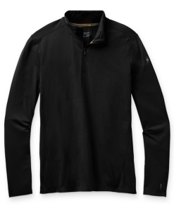 SMARTWOOL–mens classic all-season merino base layer 1/4 zip-SW002819