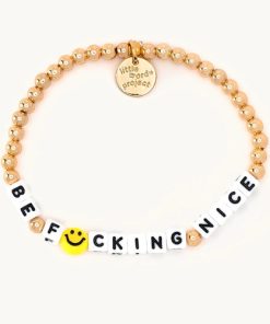 LITTLE WORDS PROJECT-bracelet-gold filled be fucking nice bracelet-GF-BFN-GFS1 2