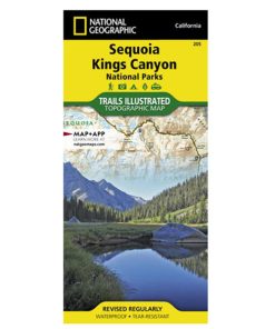 NATIONAL GEO MAPS–national geo maps sequoia/kings canyon n.p. #205-603165 2