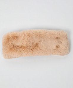 Amato–womens short hair faux fur headband-H152 2