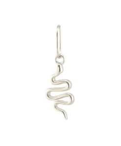 KRIS NATIONS-necklace-womens sterling silver snake charm necklace-N950-SNAKE-S 2