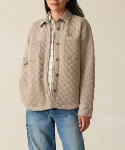 FAHERTY-shirtjacket-womens epic quilted fleece shirt jacket-WOF2433 2